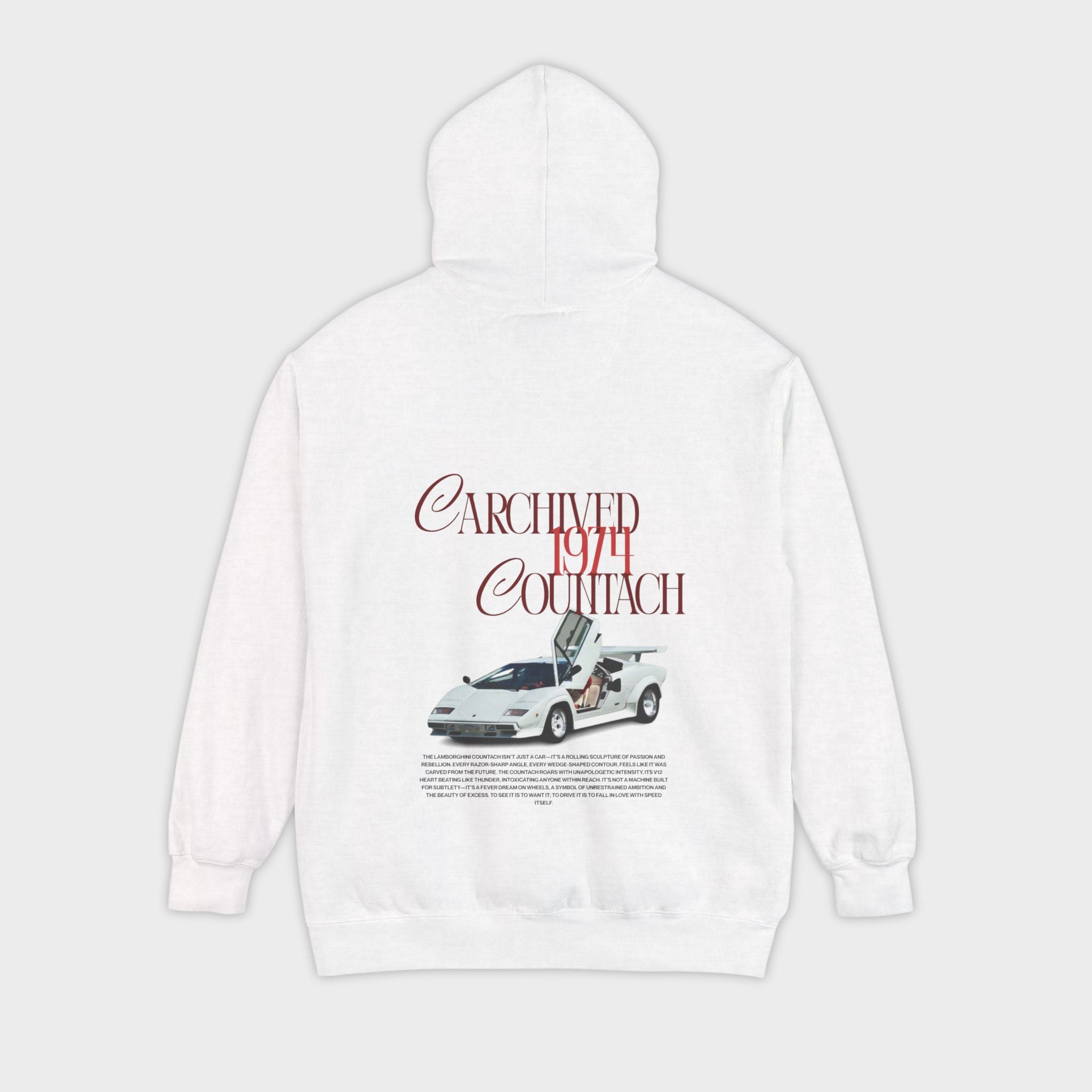 carchived countach hoodie